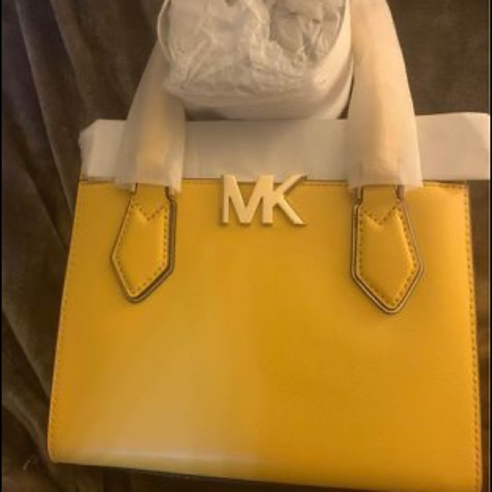 New Yellow Michael Kors Satchel